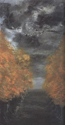 August Strindberg Allee (nn02) Sweden oil painting art